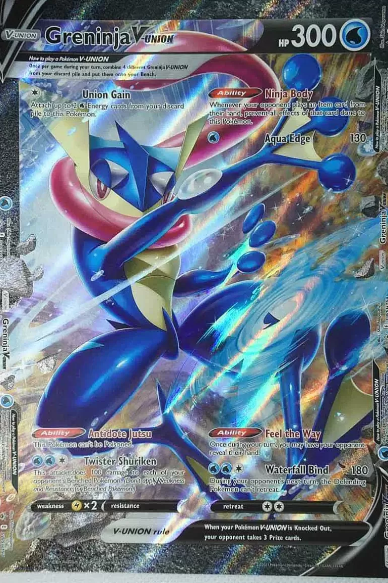 Pocket Monster Pokémon Kort-Greninja V Union Swsh156 Stor