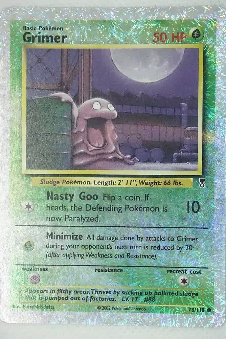 Pocket Monster Pokémon Kort-Grimer 48/110 Special Holo Edition