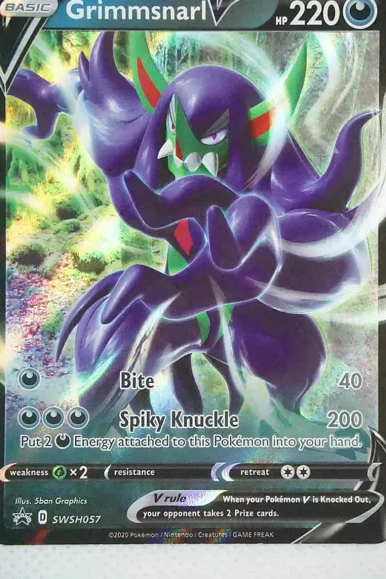 Pocket Monster Pokémon Kort-Grimmsnarl V Swsh057