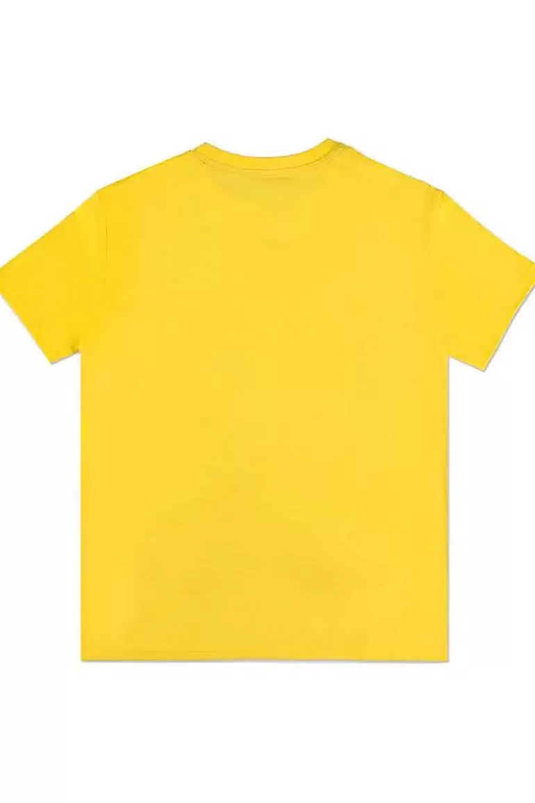 Pocket Monster Pokémon Til Børneværelset-Gul Pikachu I Angreb T Shirt Medium