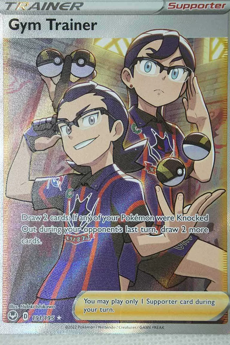Pocket Monster Pokémon Kort-Gym Trainer 191/195 Full Art