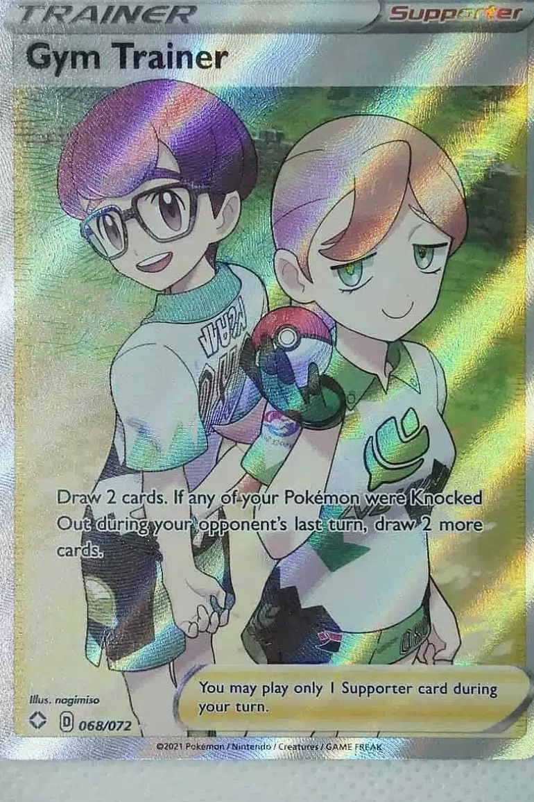 Pocket Monster Pokémon Kort-Gym Trainer 68/72 Full Art