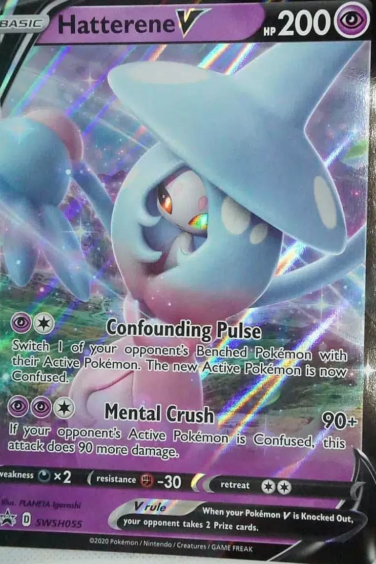 Pocket Monster Pokémon Kort-Hatterene V Swsh055 Stor