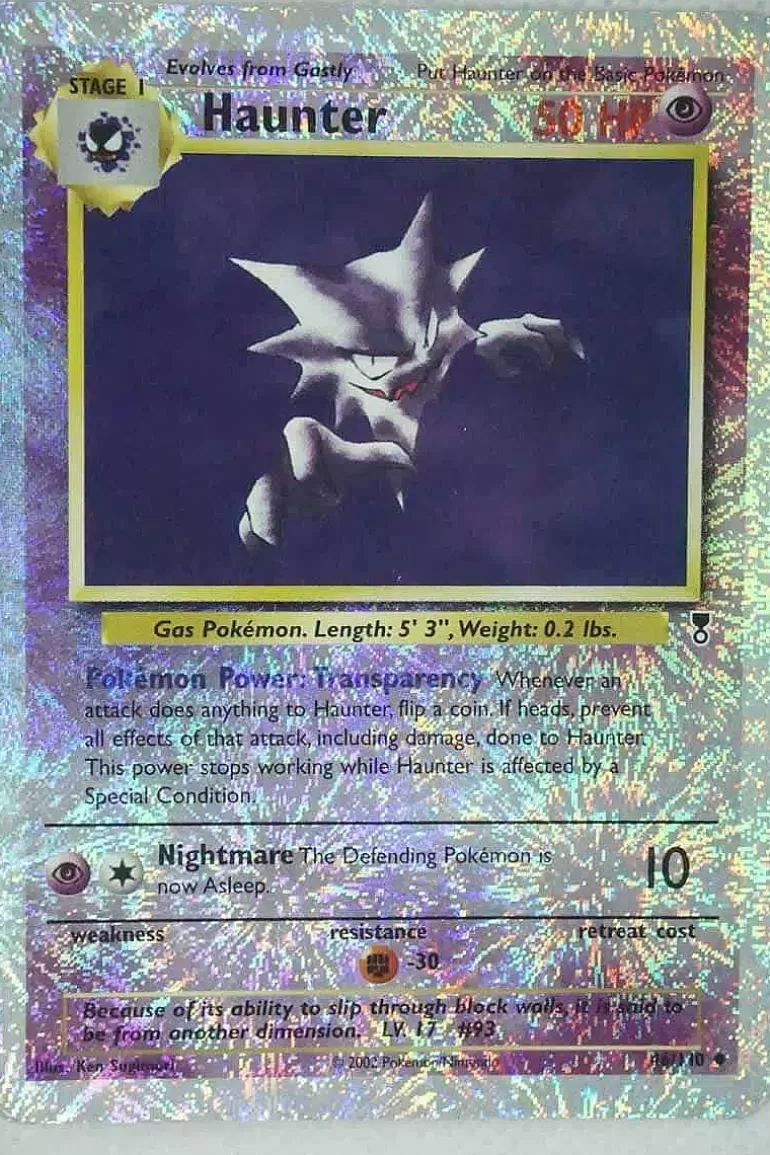 Pocket Monster Pokémon Kort-Haunter 46/110 Special Holo Edition Brugt