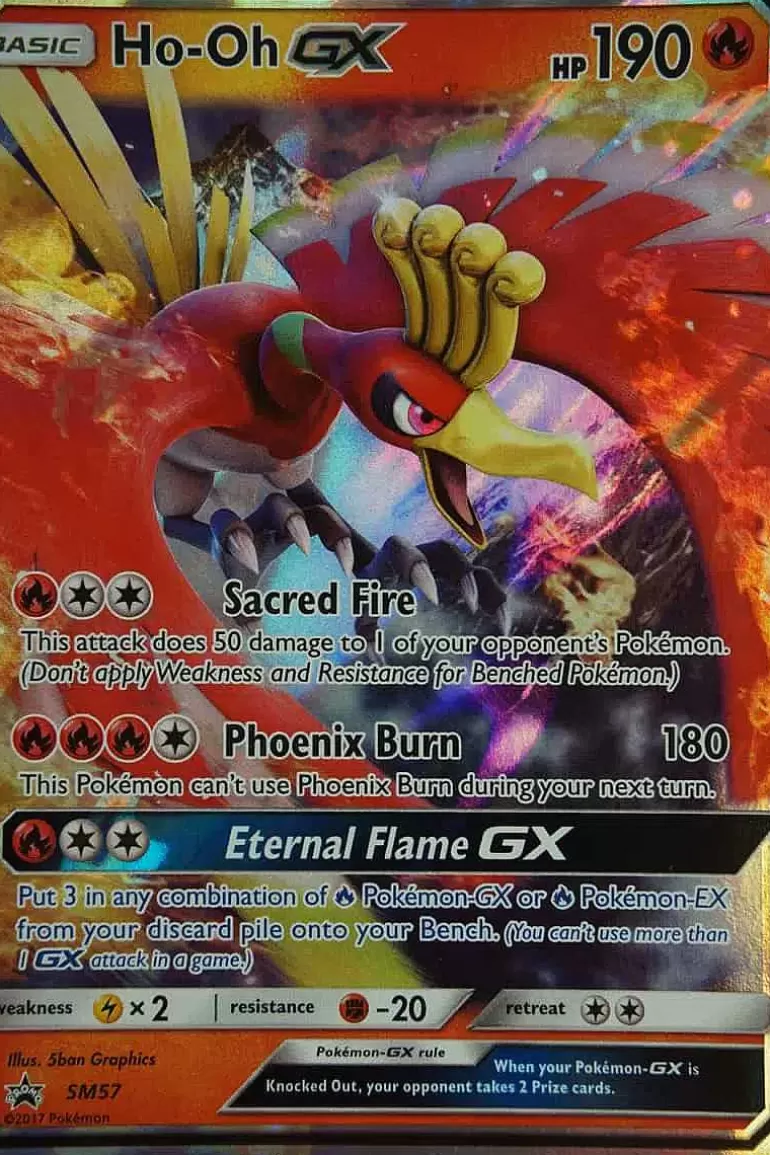Pocket Monster Pokémon Kort-Ho-Oh Gx Sm57