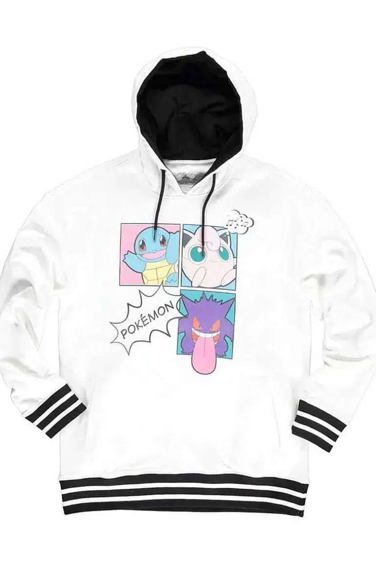 Pocket Monster Pokémon Til Børneværelset-Hvid Pokemon Pop Art Haettetroje I Large