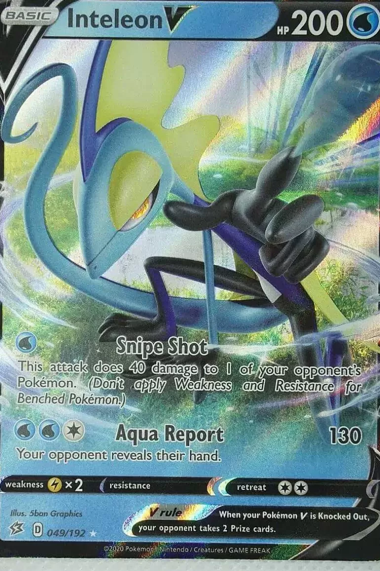 Pocket Monster Pokémon Kort-Inteleon V 49/192