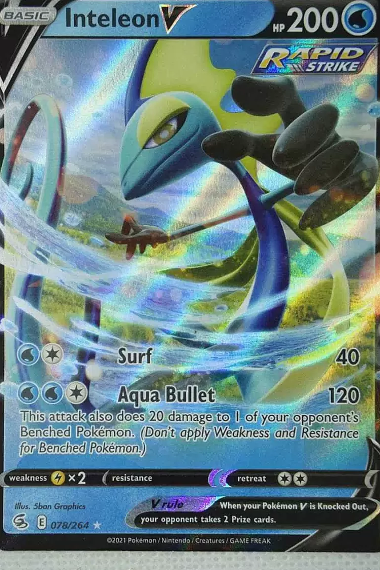 Pocket Monster Pokémon Kort-Inteleon V 78/264
