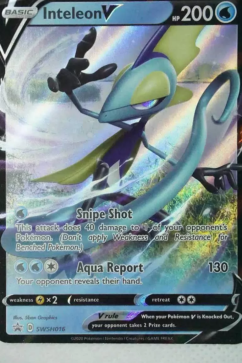 Pocket Monster Pokémon Kort-Inteleon V Swsh016