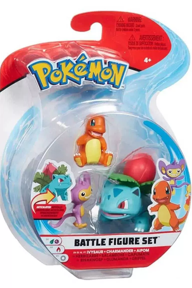 Pocket Monster Pokémon Figurer-Ivysaur, Charmander Og Aipom Figurer