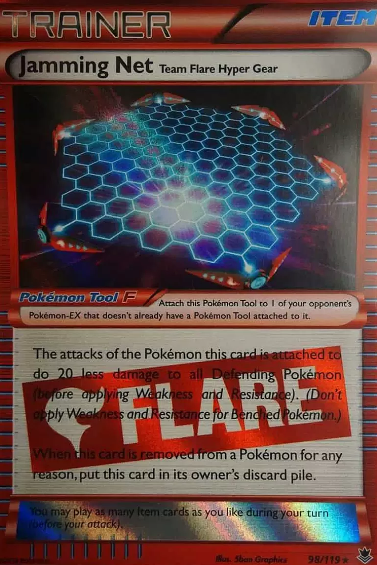 Pocket Monster Pokémon Kort-Jamming Net 98/119 Holo Rare
