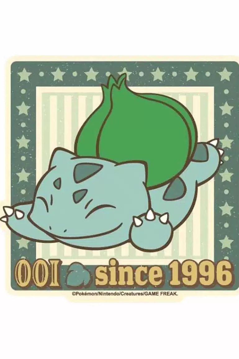 Pocket Monster Pokémon Skoleudstyr-Japansk Bulbasaur Klistermaerke