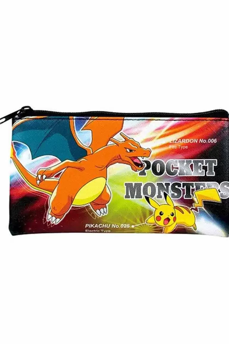 Pocket Monster Pokémon Skoleudstyr-Japansk Charizard Og Pikachu Penalhus