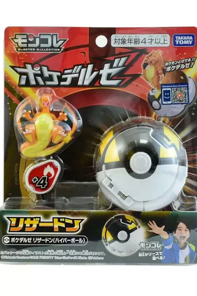 Pocket Monster Pokémon Figurer-Japansk Charizard Og Ultra Ball