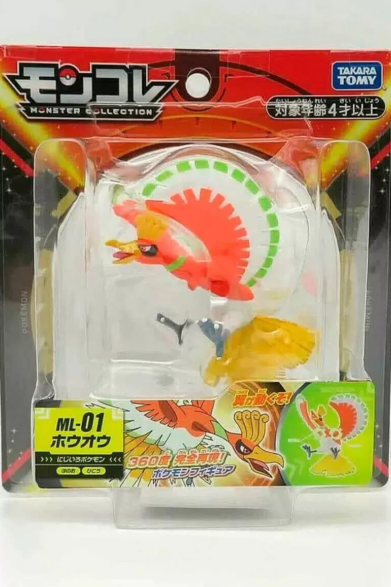 Pocket Monster Pokémon Figurer-Japansk Ho-Oh Figur