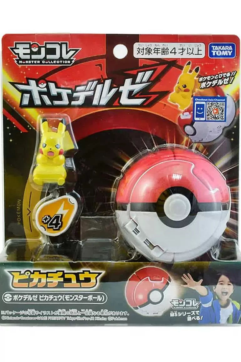Pocket Monster Pokémon Figurer-Japansk Pikachu Og Poke Ball
