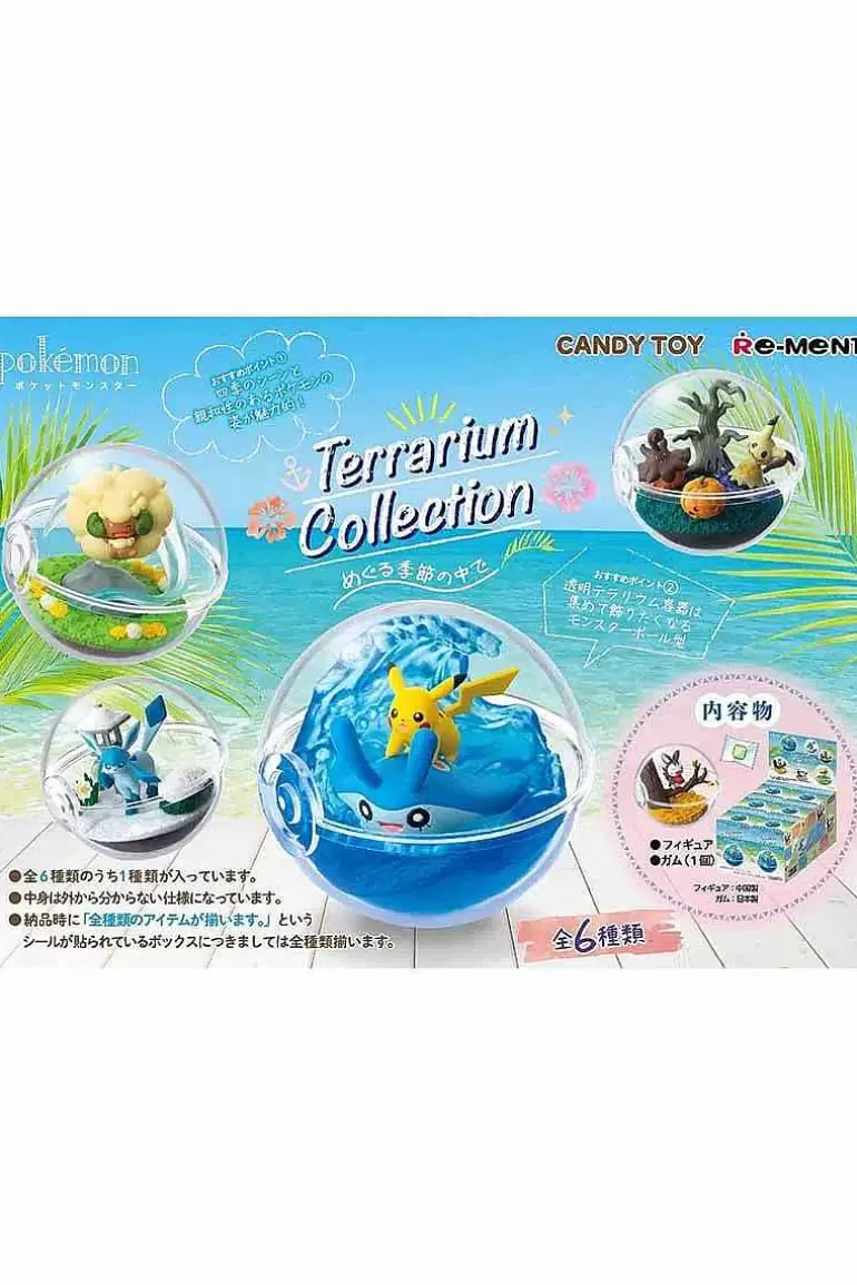 Pocket Monster Pokémon Figurer-Japansk Pokemon Terrarium Samling