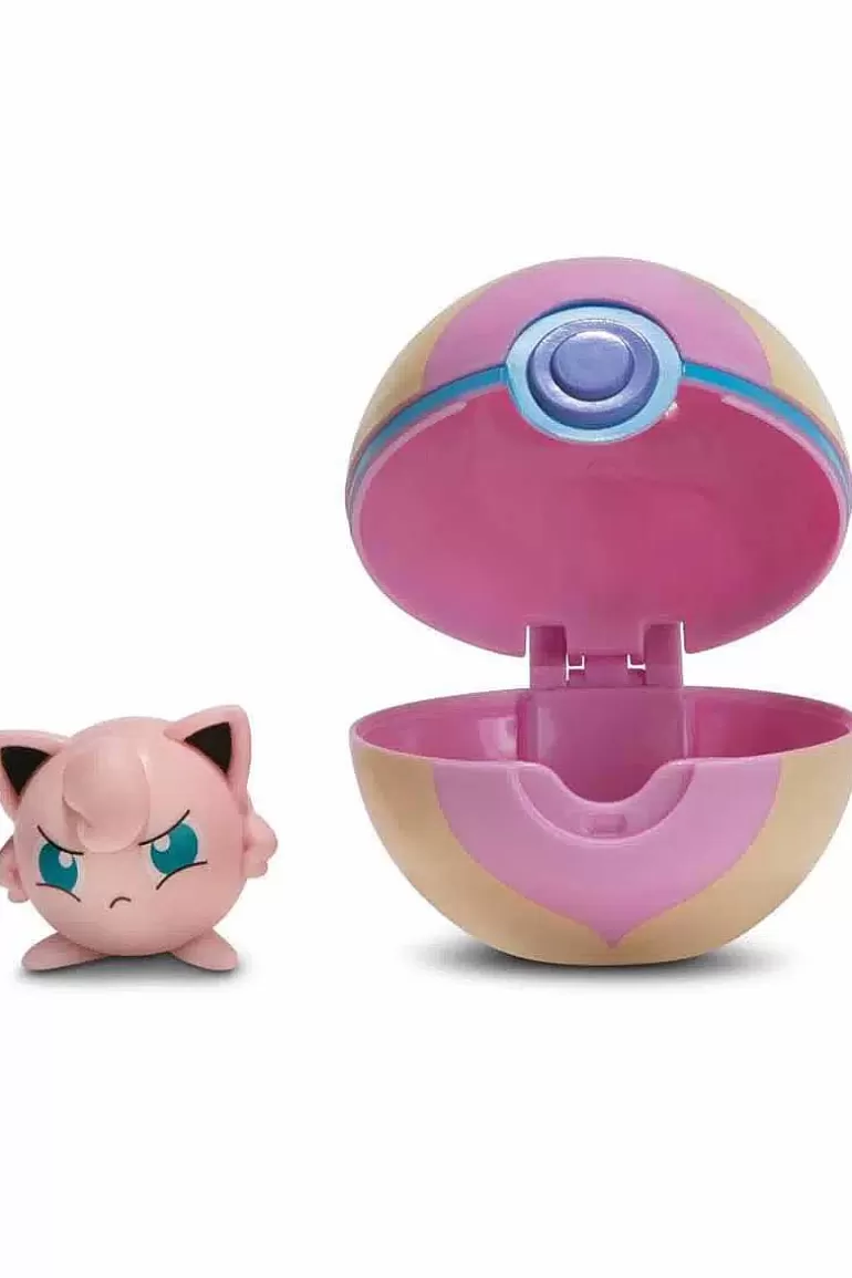 Pocket Monster Pokémon Figurer-Jigglypuff Og Heal Ball