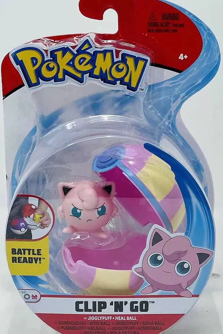 Pocket Monster Pokémon Figurer-Jigglypuff Og Heal Ball