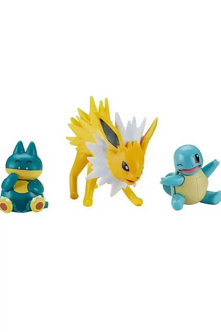 Pocket Monster Pokémon Figurer-Jolteon, Squirtle Og Munchlax Figurer