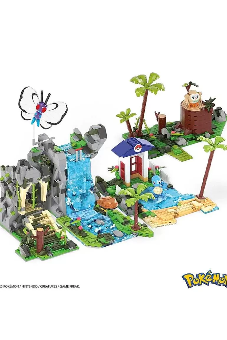 Pocket Monster Pokémon Figurer-Jungle Voyage Mega Construx Byggesaet