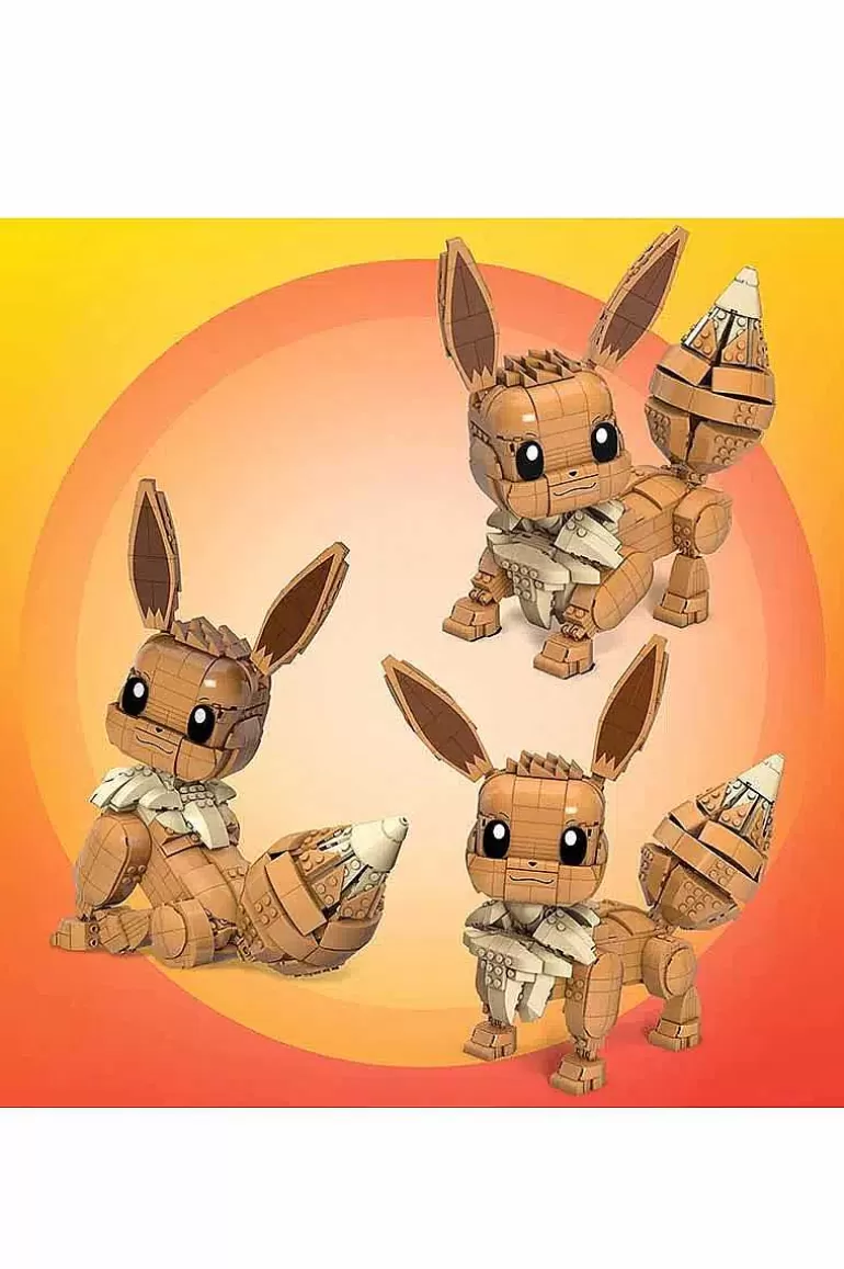 Pocket Monster Pokémon Figurer-Kaempe Eevee Mega Construx Figur