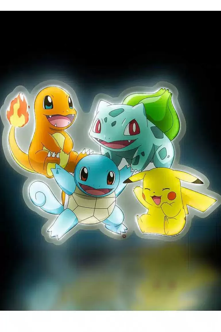 Pocket Monster Pokémon Til Børneværelset-Kaempe Pokemon Led Vaeglampe
