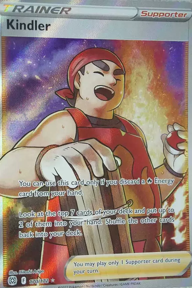 Pocket Monster Pokémon Kort-Kindler 170/172 Full Art