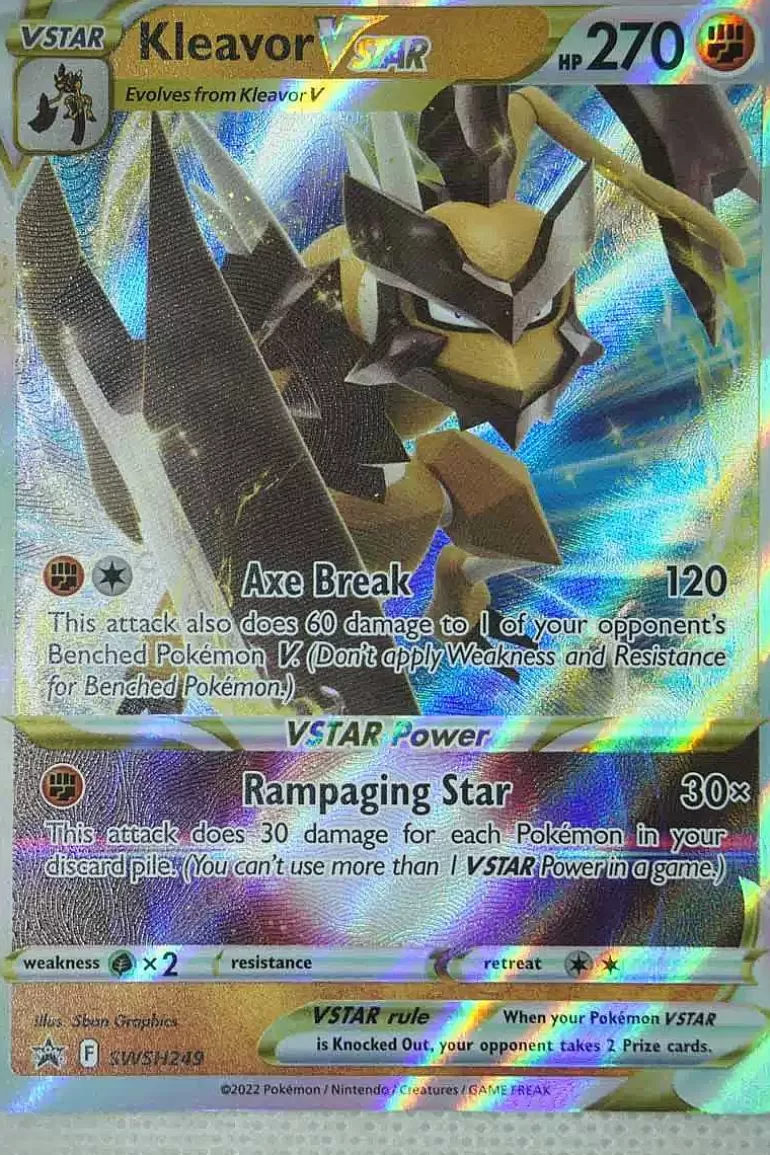 Pocket Monster Pokémon Kort-Kleavor Vstar Swsh249