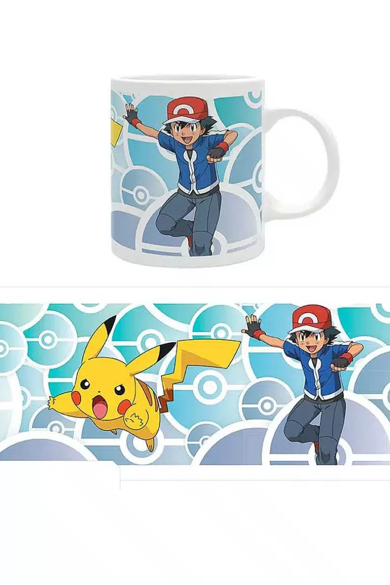 Pocket Monster Pokémon Til Børneværelset-Krus Med Ash & Pikachu 2