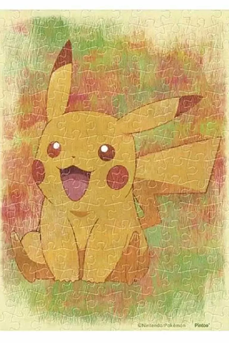 Pocket Monster Pokémon Til Børneværelset-Kunstnerisk Pikachu Puslespil
