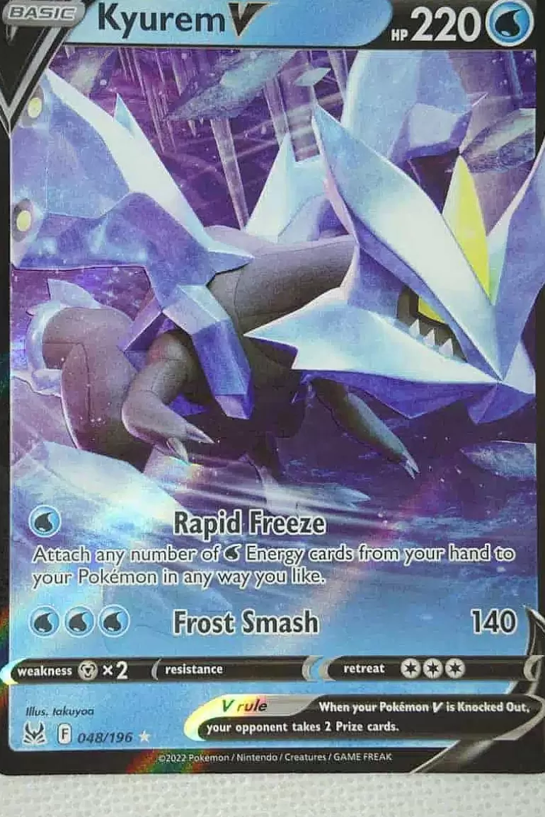 Pocket Monster Pokémon Kort-Kyurem V 048/196