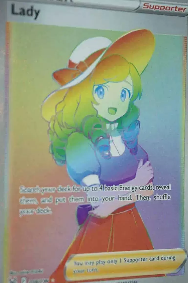 Pocket Monster Pokémon Kort-Lady 208/196 Hyper Rare