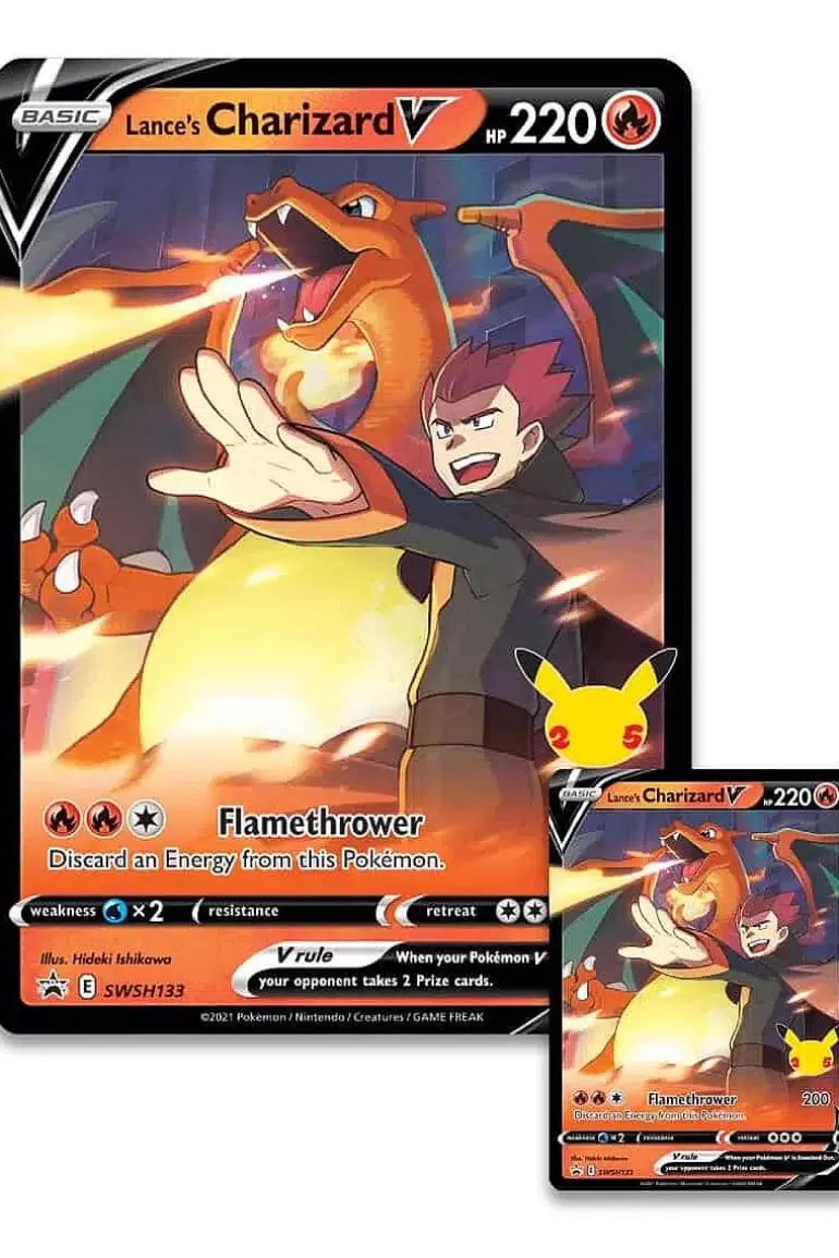 Pocket Monster Pokémon Kort-Lance´S Charizard V Box Fra Celebrations