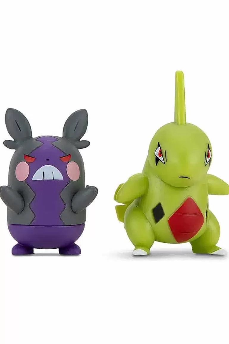 Pocket Monster Pokémon Figurer-Larvitar & Morpeko Figurer