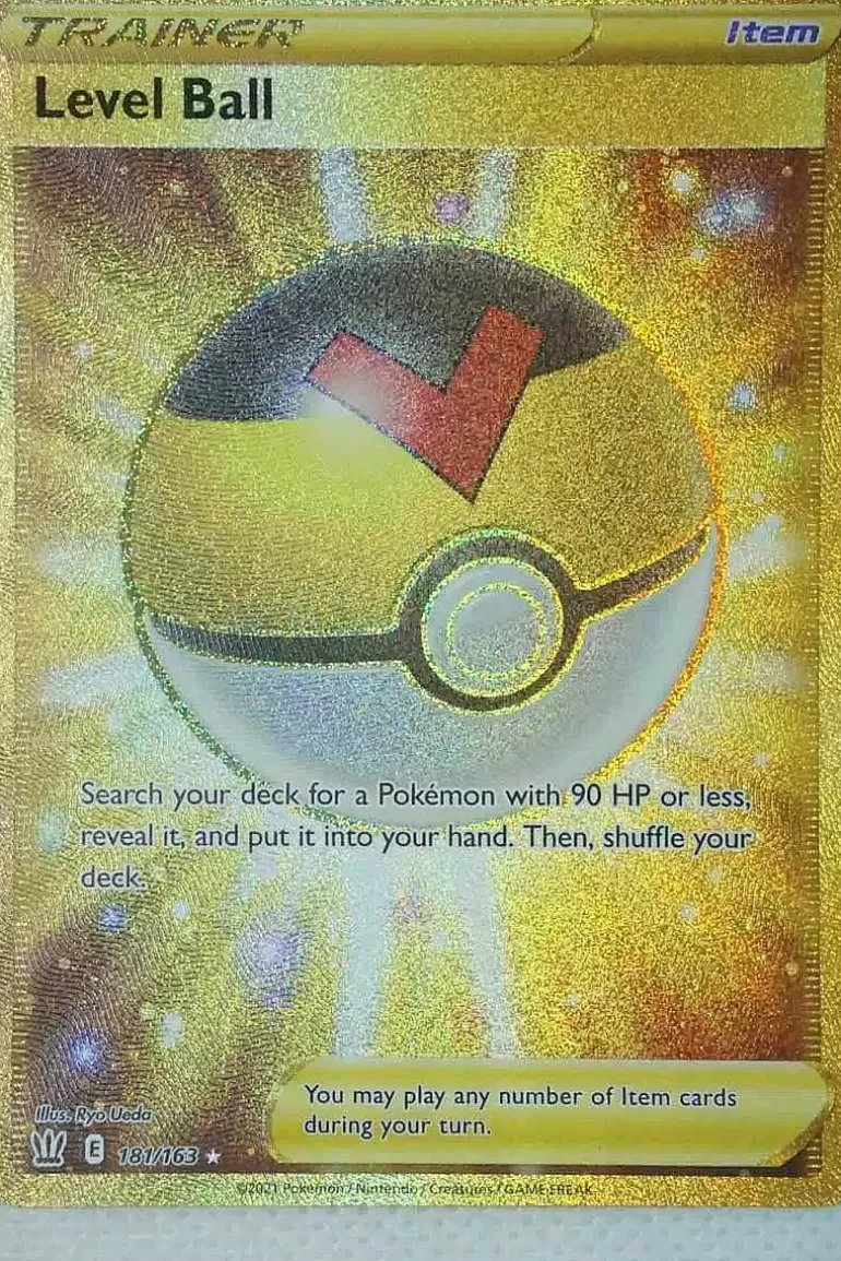 Pocket Monster Pokémon Kort-Level Ball 181/163 Secret Rare