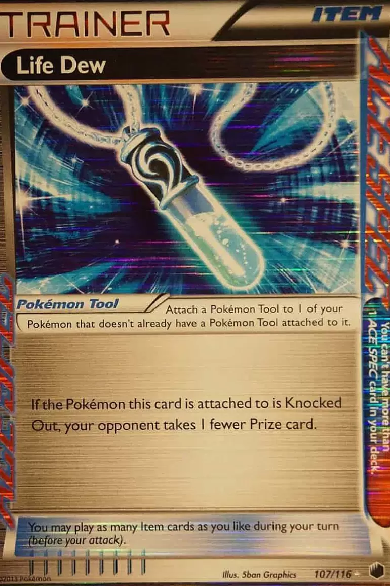 Pocket Monster Pokémon Kort-Life Dew 107/116 Holo Rare