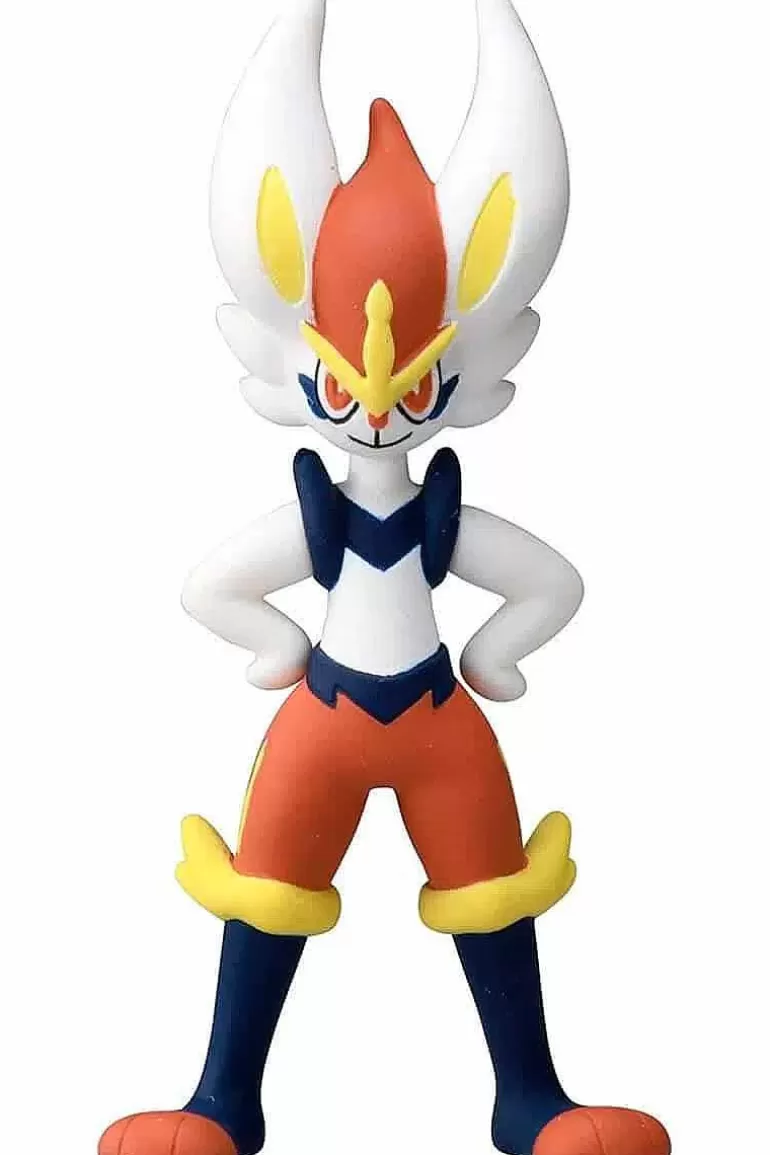 Pocket Monster Pokémon Figurer-Lille Japansk Cinderace Figur