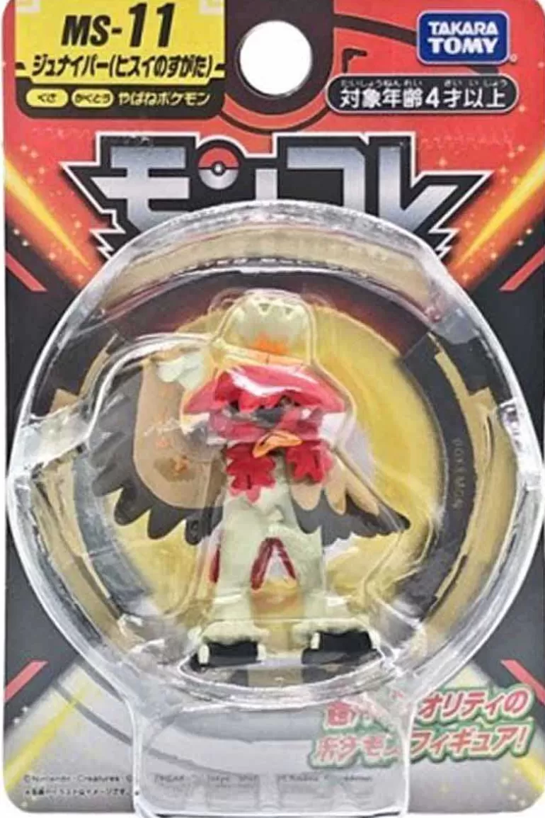 Pocket Monster Pokémon Figurer-Lille Japansk Hisuian Decidueye Figur