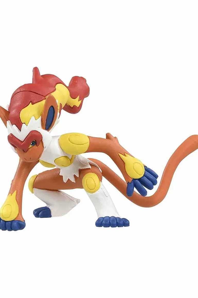 Pocket Monster Pokémon Figurer-Lille Japansk Infernape Figur