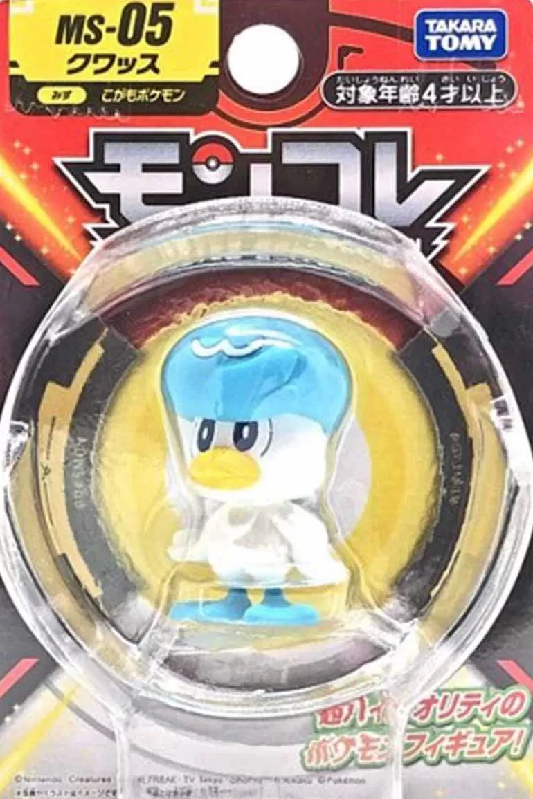 Pocket Monster Pokémon Figurer-Lille Japansk Quaxly Figur