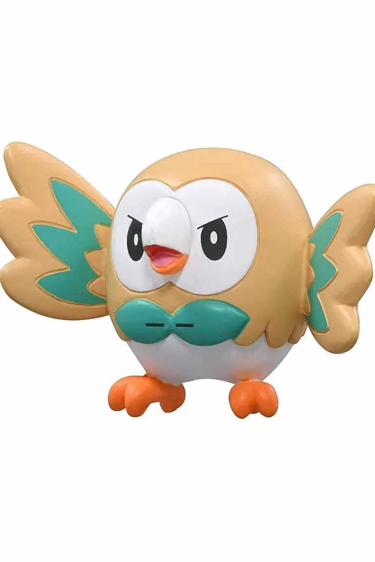 Pocket Monster Pokémon Figurer-Lille Japansk Rowlet Figur