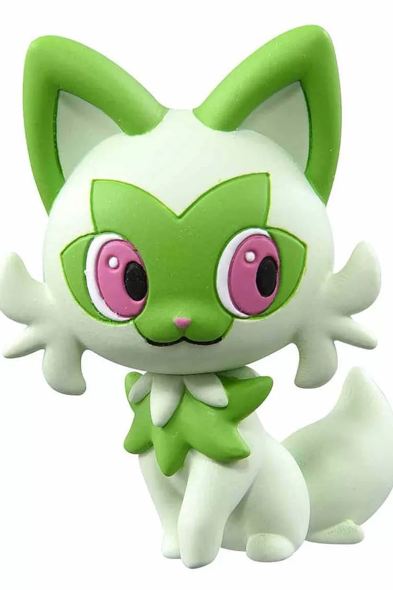 Pocket Monster Pokémon Figurer-Lille Japansk Sprigatito Figur