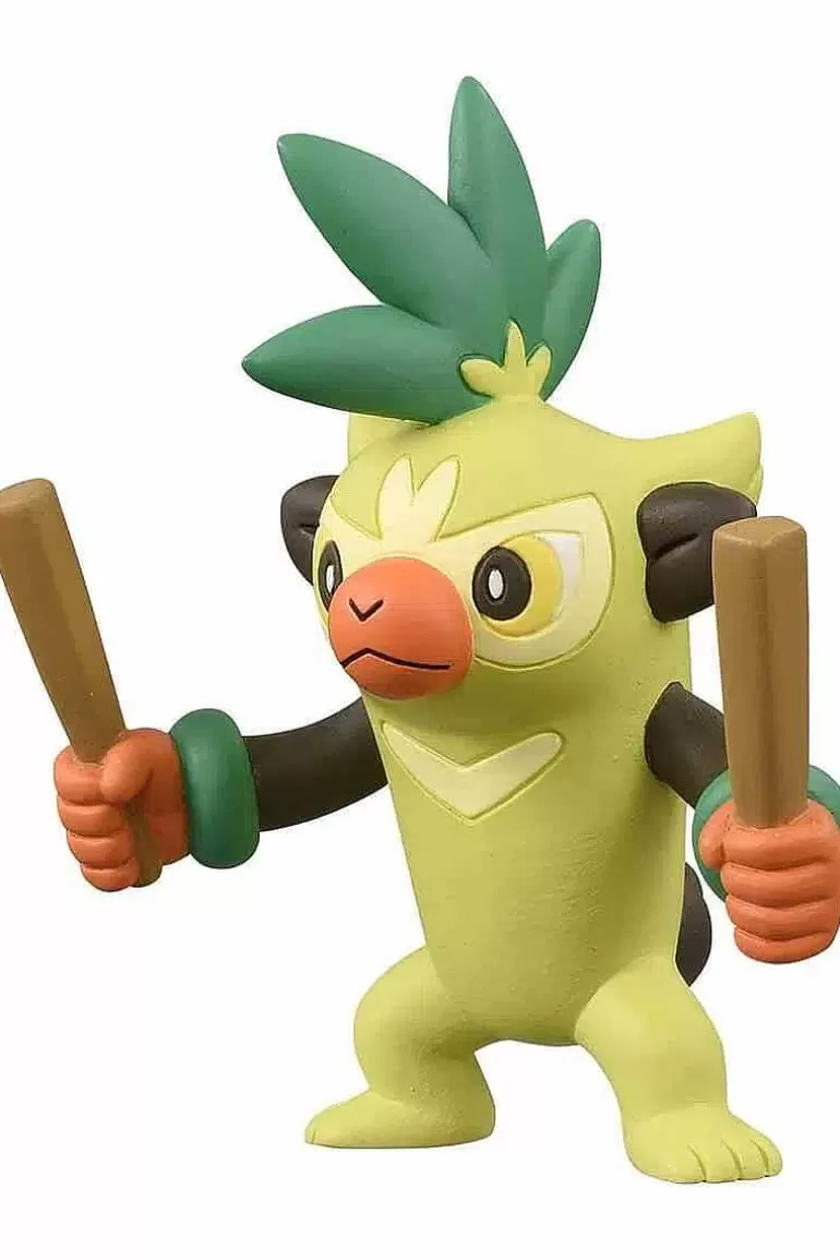 Pocket Monster Pokémon Figurer-Lille Japansk Thwackey Figur