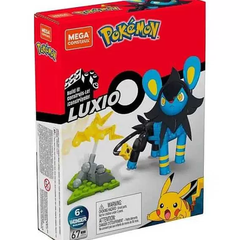 Pocket Monster Pokémon Figurer-Luxio Mega Construx Figur