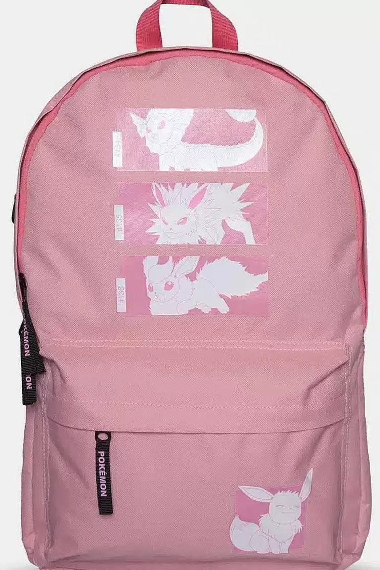 Pocket Monster Pokémon Skoleudstyr-Lyserod Eevee Evolution Taske