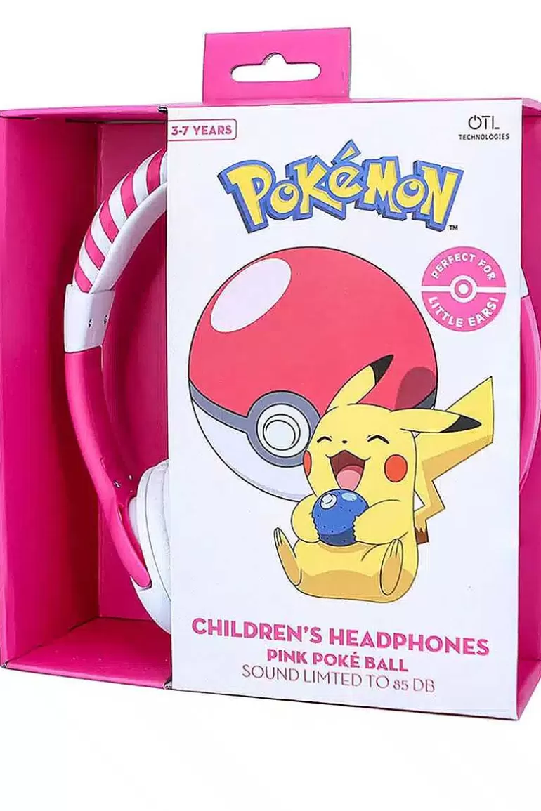 Pocket Monster Pokémon Skoleudstyr-Lyserode Poke Ball Hovedtelefoner
