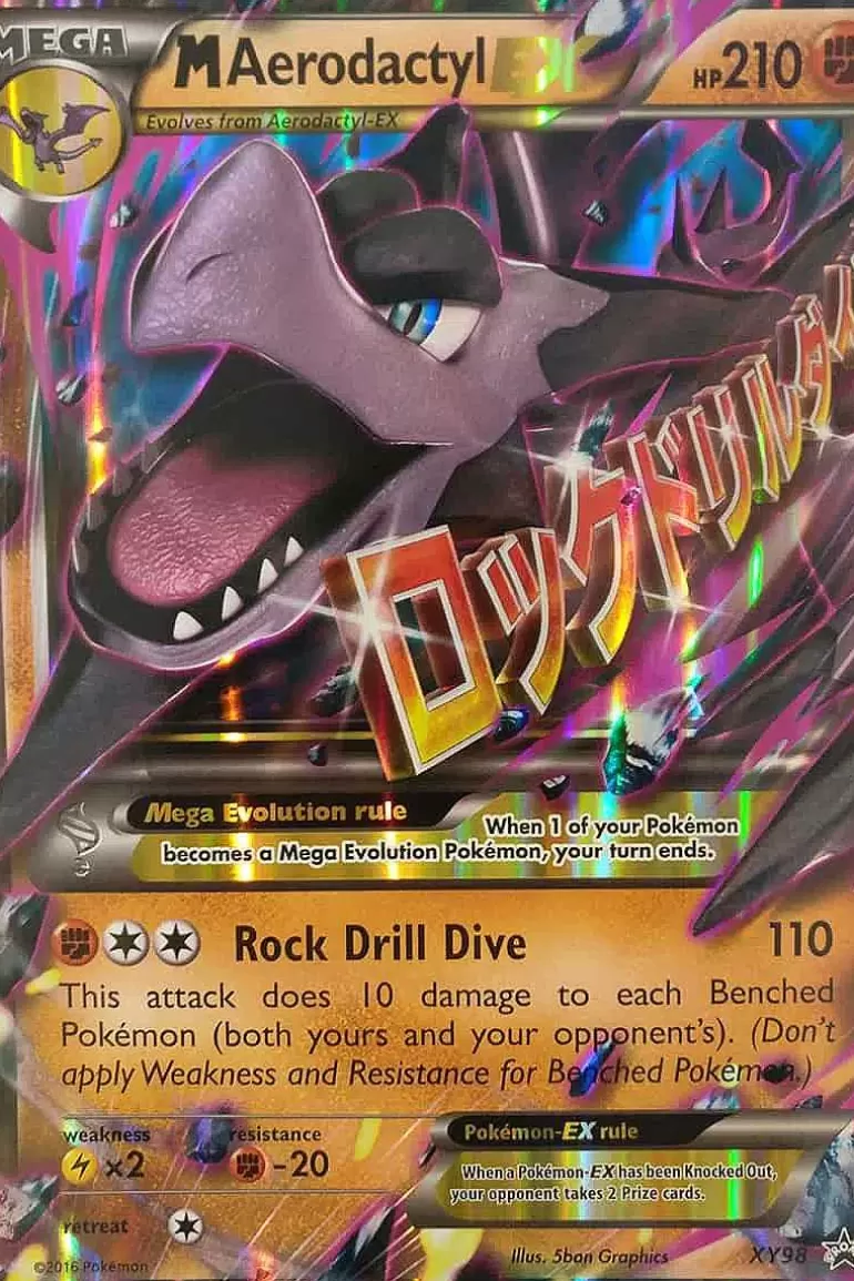 Pocket Monster Pokémon Kort-M Aerodactyl Ex Xy98 Stor