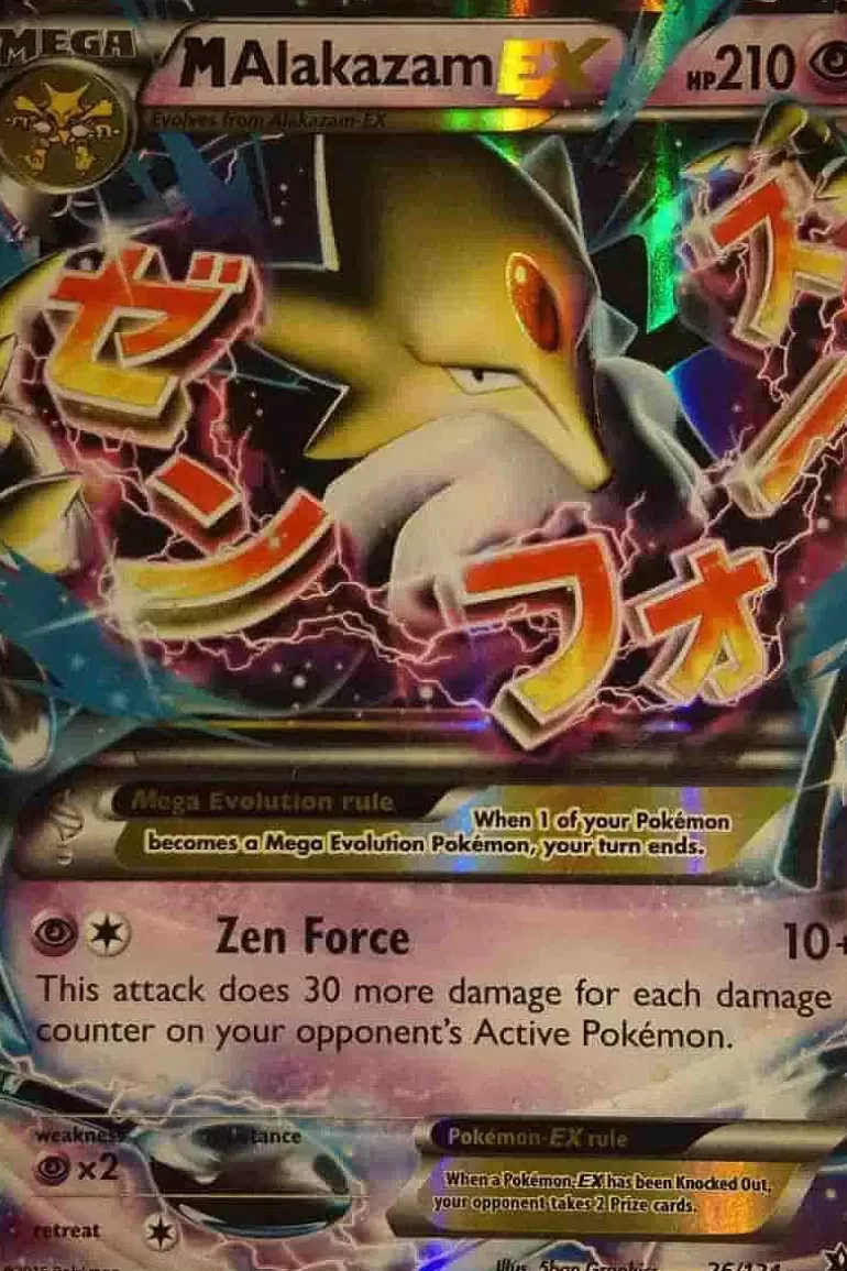 Pocket Monster Pokémon Kort-M Alakazam Ex 26/124