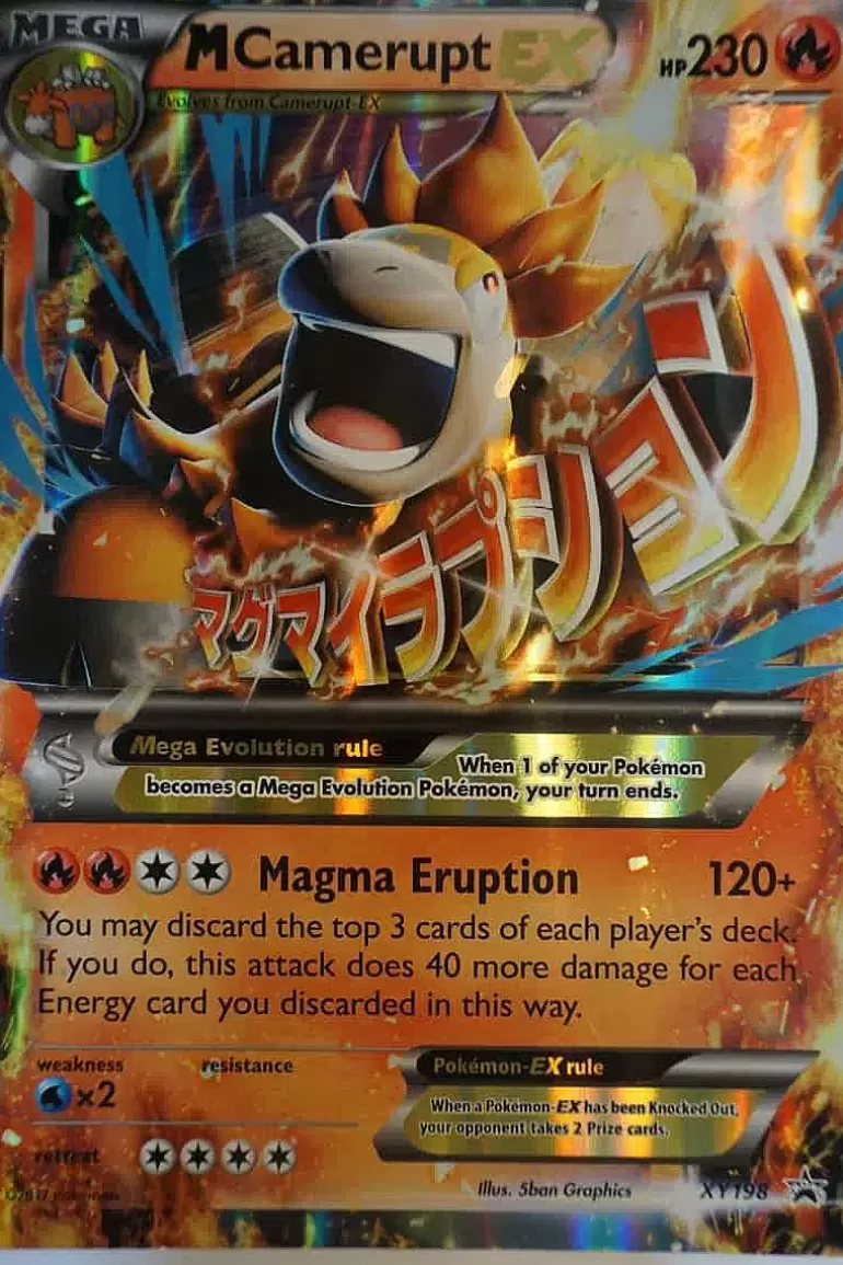 Pocket Monster Pokémon Kort-M Camerupt Ex Xy198 Stor